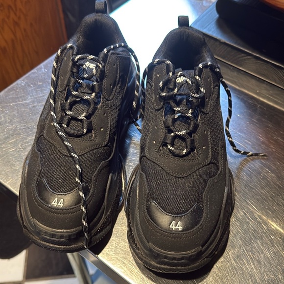 Balenciaga Triple S Triple Black Sneakers Men’s Size 11